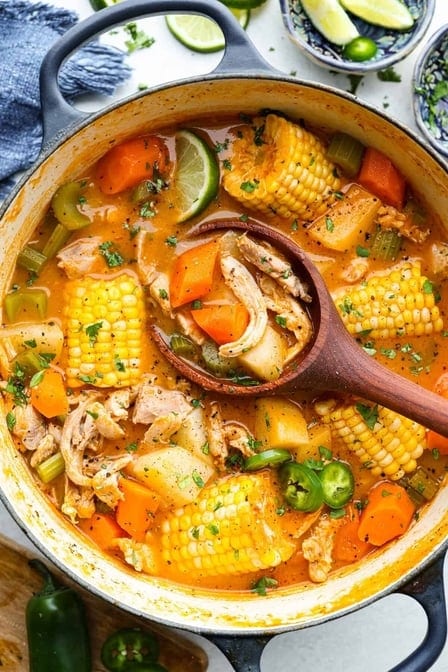 Caldo De Pollo (Chicken).