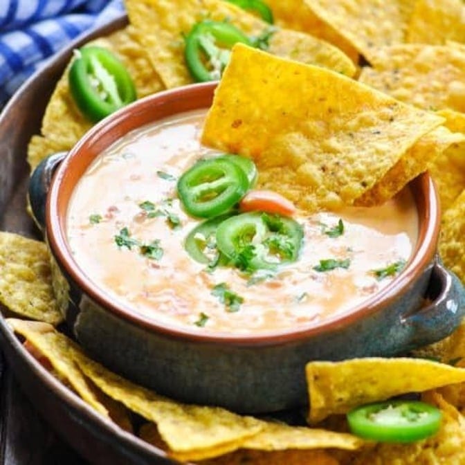 Spicy Queso Dip.